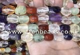 CMQ515 10*12mm - 13*18mm faceted nuggets colorfull quartz beads