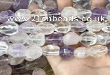 CMQ524 10*13mm - 13*18mm faceted nuggets colorfull quartz beads