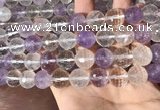 CMQ558 15.5 inches 14mm faceted round colorfull quartz beads