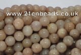 CMS02 15.5 inches 6mm round moonstone gemstone beads wholesale