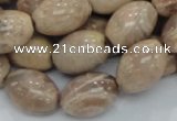 CMS08 15.5 inches 13*19mm rice moonstone gemstone beads wholesale