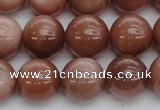 CMS1004 15.5 inches 12mm round AA grade moonstone gemstone beads