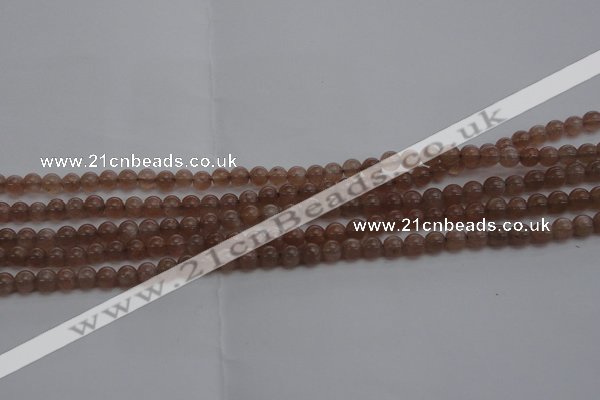 CMS1020 15.5 inches 4mm round AA grade moonstone gemstone beads