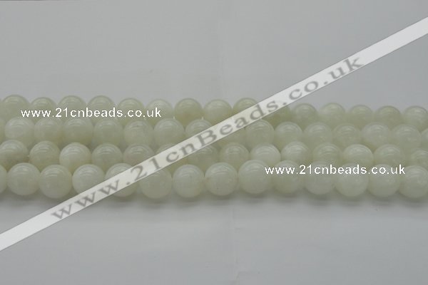 CMS1034 15.5 inches 12mm round A grade white moonstone beads