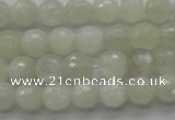 CMS1041 15.5 inches 6mm faceted round A grade white moonstone beads