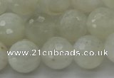 CMS1044 15.5 inches 12mm faceted round A grade white moonstone beads