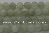 CMS1051 15.5 inches 6mm round grey moonstone beads wholesale