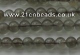 CMS1070 15.5 inches 4mm round grey moonstone beads wholesale