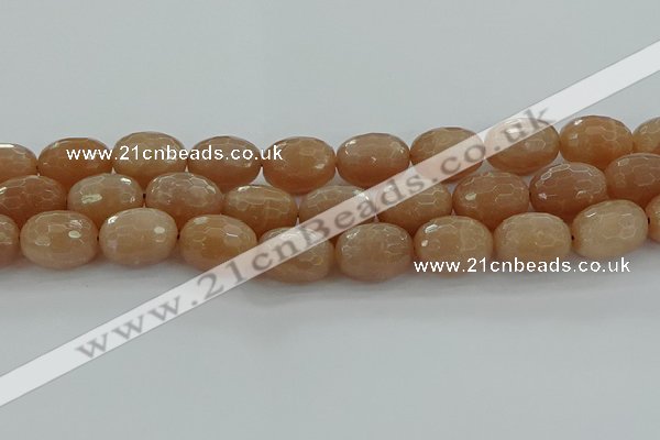 CMS1102 15.5 inches 15*20mm faceted rice moonstone gemstone beads