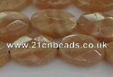 CMS1106 15.5 inches 12*16mm faceted oval moonstone gemstone beads