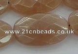 CMS1110 15.5 inches 20*30mm faceted oval moonstone gemstone beads