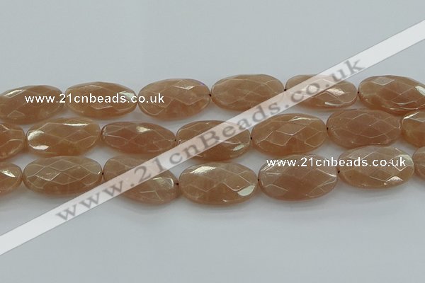 CMS1110 15.5 inches 20*30mm faceted oval moonstone gemstone beads