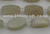 CMS1140 15.5 inches 10*16mm oval moonstone gemstone beads