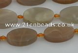 CMS1144 15.5 inches 12*20mm oval moonstone gemstone beads