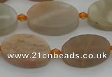 CMS1145 15.5 inches 15*20mm oval moonstone gemstone beads