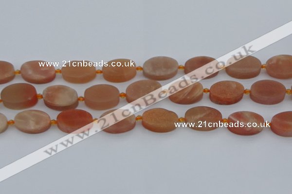 CMS1151 15.5 inches 15*22mm oval moonstone gemstone beads