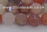 CMS1168 15.5 inches 10mm faceted round rainbow moonstone beads