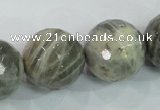 CMS127 15.5 inches 20mm faceted round moonstone gemstone beads