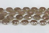 CMS1345 7.5 inches 13*18mm faceted oval moonstone beads