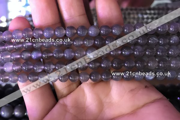 CMS1421 15.5 inches 6mm round black moonstone beads wholesale