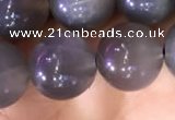 CMS1423 15.5 inches 10mm round black moonstone beads wholesale