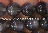 CMS1429 15.5 inches 8mm round black moonstone gemstone beads