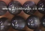 CMS1430 15.5 inches 10mm round black moonstone gemstone beads