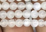 CMS1460 15.5 inches 4mm round white moonstone beads wholesale