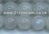 CMS1491 15.5 inches 8mm round white moonstone beads wholesale