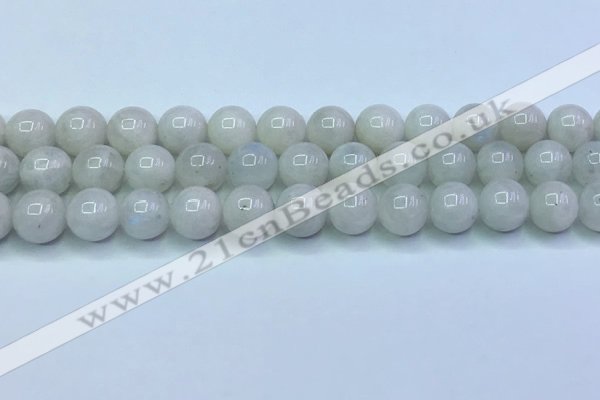 CMS1492 15.5 inches 10mm round white moonstone beads wholesale