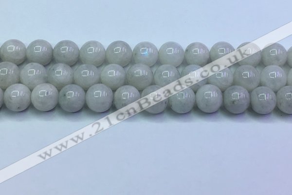 CMS1493 15.5 inches 12mm round white moonstone beads wholesale