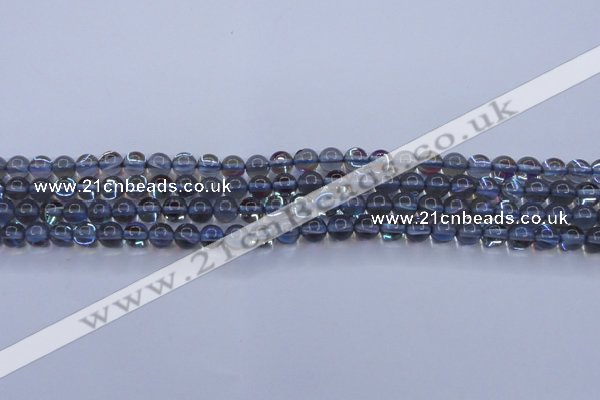 CMS1511 15.5 inches 6mm round synthetic moonstone beads wholesale