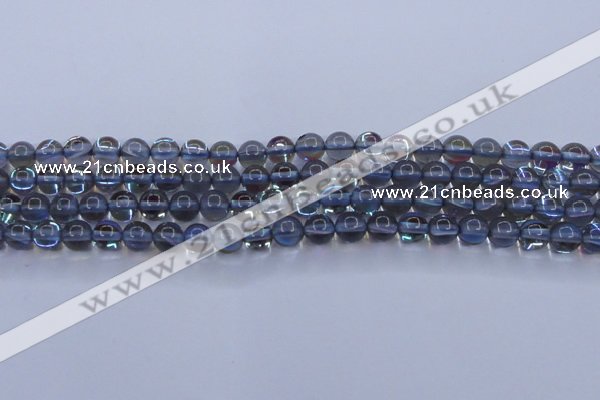 CMS1512 15.5 inches 8mm round synthetic moonstone beads wholesale