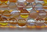 CMS1533 15.5 inches 10mm round synthetic moonstone beads wholesale