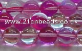 CMS1543 15.5 inches 10mm round synthetic moonstone beads wholesale