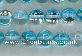 CMS1552 15.5 inches 8mm round synthetic moonstone beads wholesale