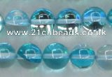 CMS1553 15.5 inches 10mm round synthetic moonstone beads wholesale