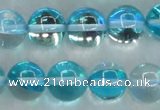 CMS1554 15.5 inches 12mm round synthetic moonstone beads wholesale