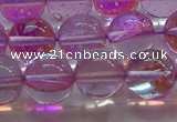 CMS1594 15.5 inches 12mm round synthetic moonstone beads wholesale