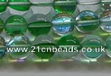 CMS1602 15.5 inches 8mm round synthetic moonstone beads wholesale