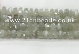 CMS1656 15.5 inches 6*10mm - 8*11mm faceted tyre moonstone beads