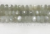 CMS1657 15.5 inches 6*12mm - 8*13mm faceted tyre moonstone beads