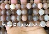 CMS1688 15.5 inches 12mm round rainbow moonstone beads wholesale