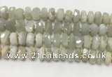 CMS1768 15.5 inches 6*10mm - 8*11mm faceted tyre moonstone beads