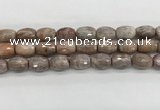 CMS1776 15.5 inches 12*16mm faceted rice AB-color moonstone beads