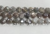 CMS1792 15.5 inches 16mm faceted coin AB-color moonstone beads