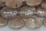 CMS18 15.5 inches 16*20mm oval moonstone gemstone beads wholesale