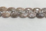 CMS1804 15.5 inches 20*30mm faceted oval AB-color moonstone beads