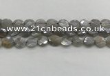 CMS1811 15.5 inches 10*12mm faceted oval AB-color moonstone beads