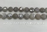 CMS1820 15.5 inches 16mm faceted coin AB-color moonstone beads